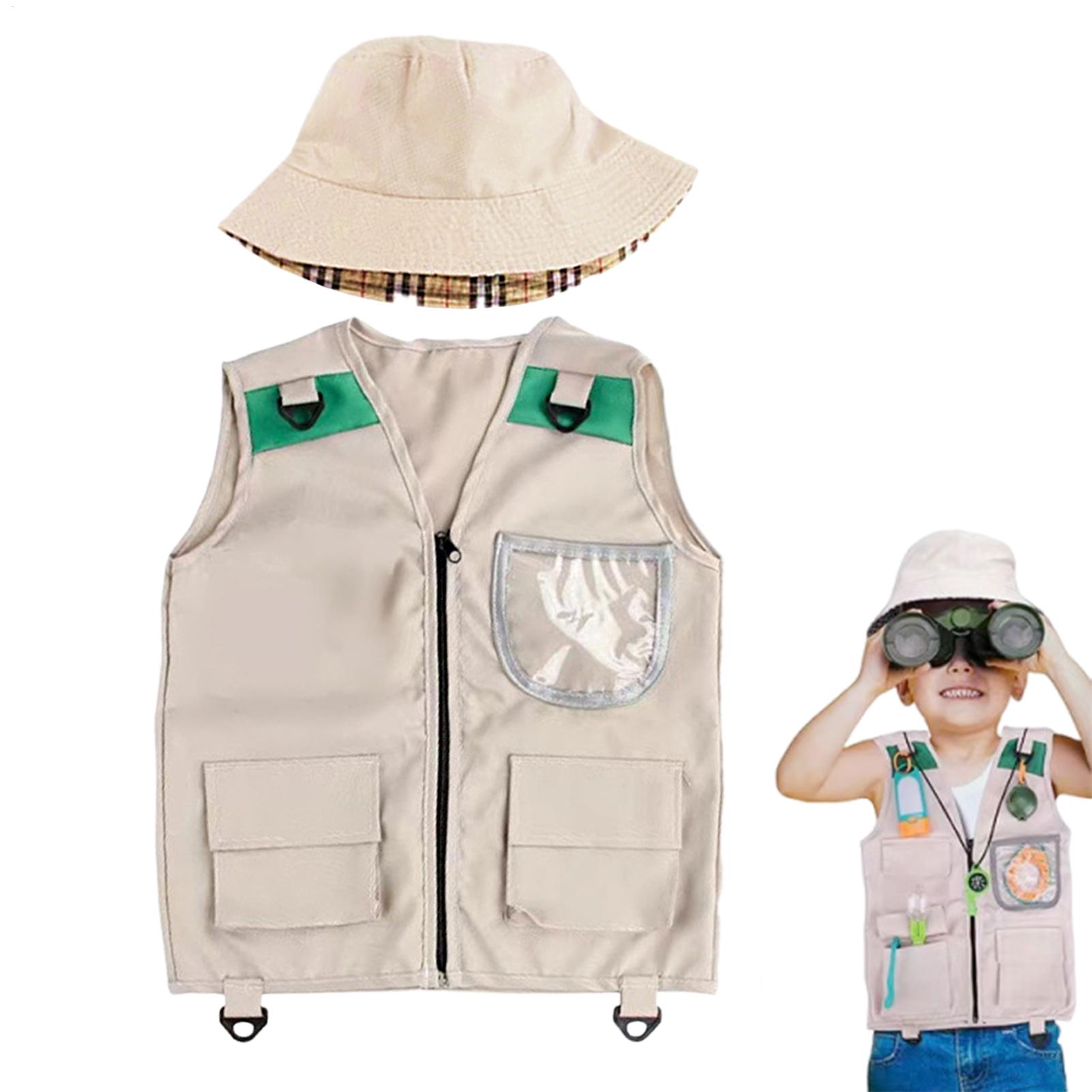 Kids Outdoor Explorer Set - Safari Kids Outdoor Explorer Kit,Cargo Vest