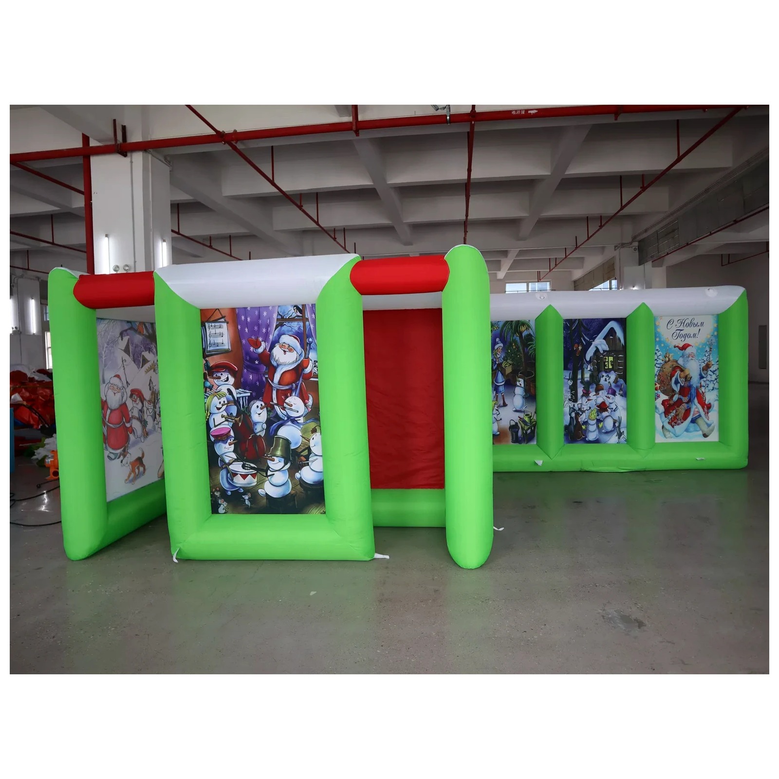 Kids Outdoor Venues - Large Open Top Inflatable Maze 6X6m