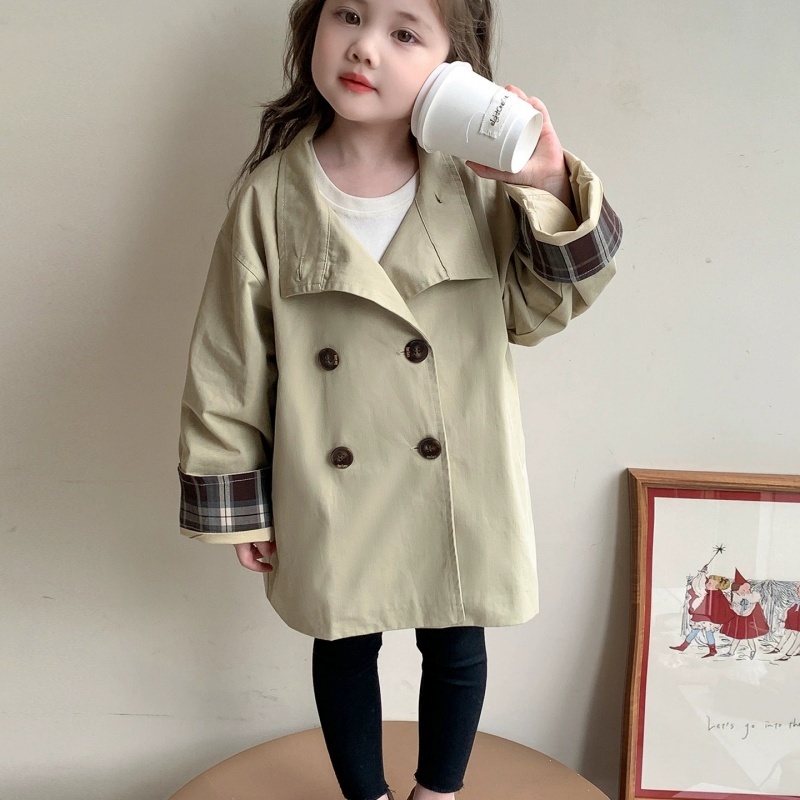 Kids Outdoor Clothing - Girls Coat Windbreak Jacket Cotton Outwear