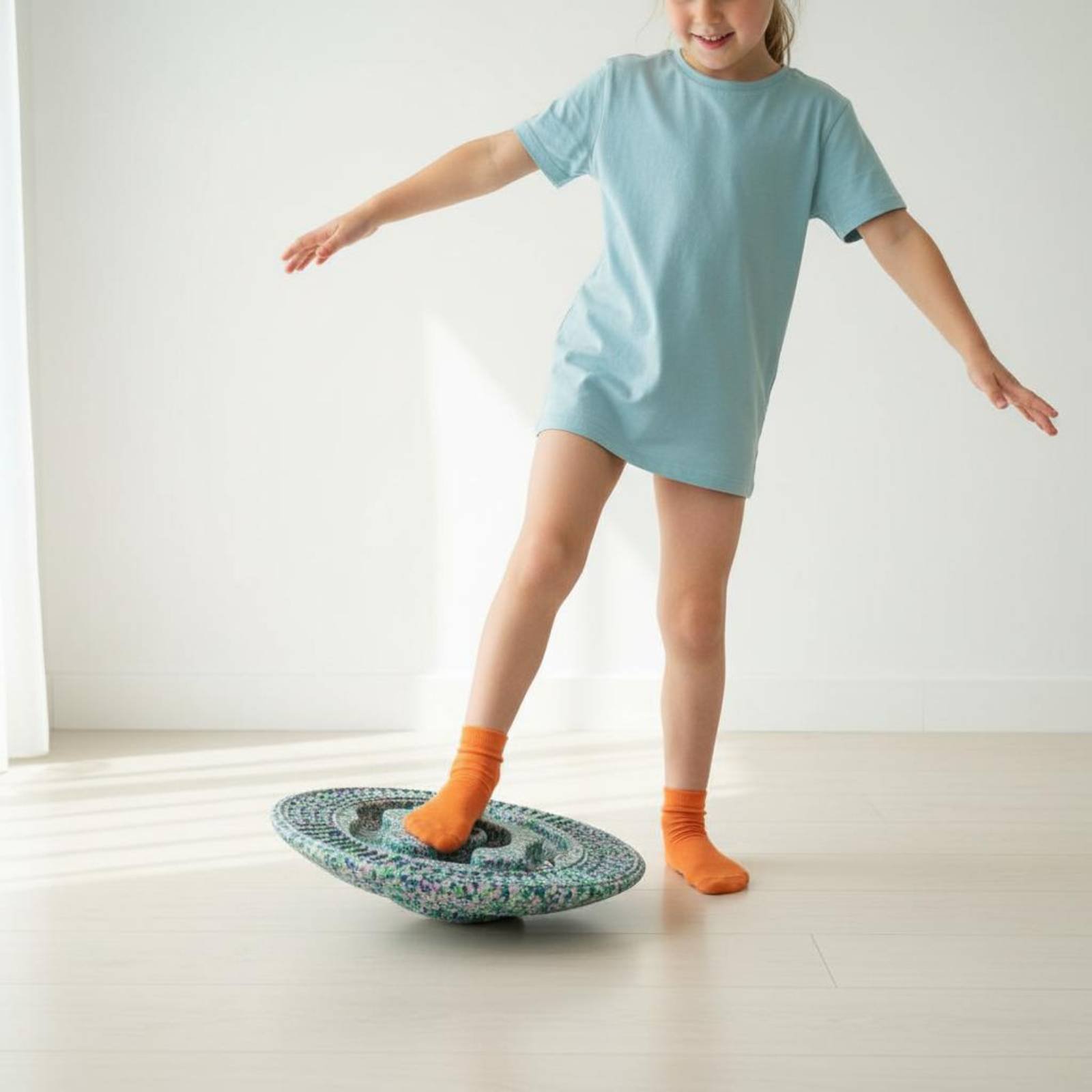 Kids Outdoor Balance Beam - Maze Balance Board Indoor & Outdoor