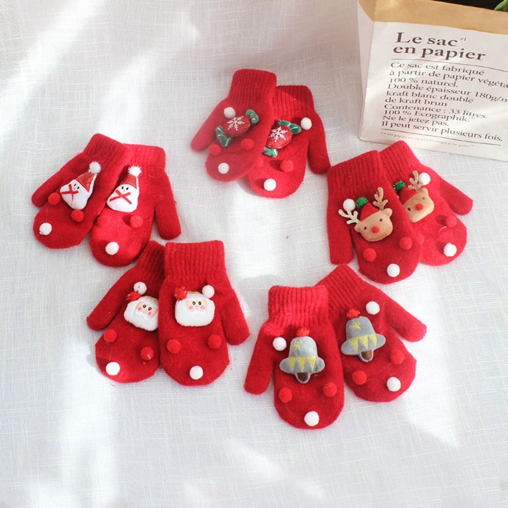 Kids Outdoor Gloves - Christmas Toddler Baby Winter Glove Kids