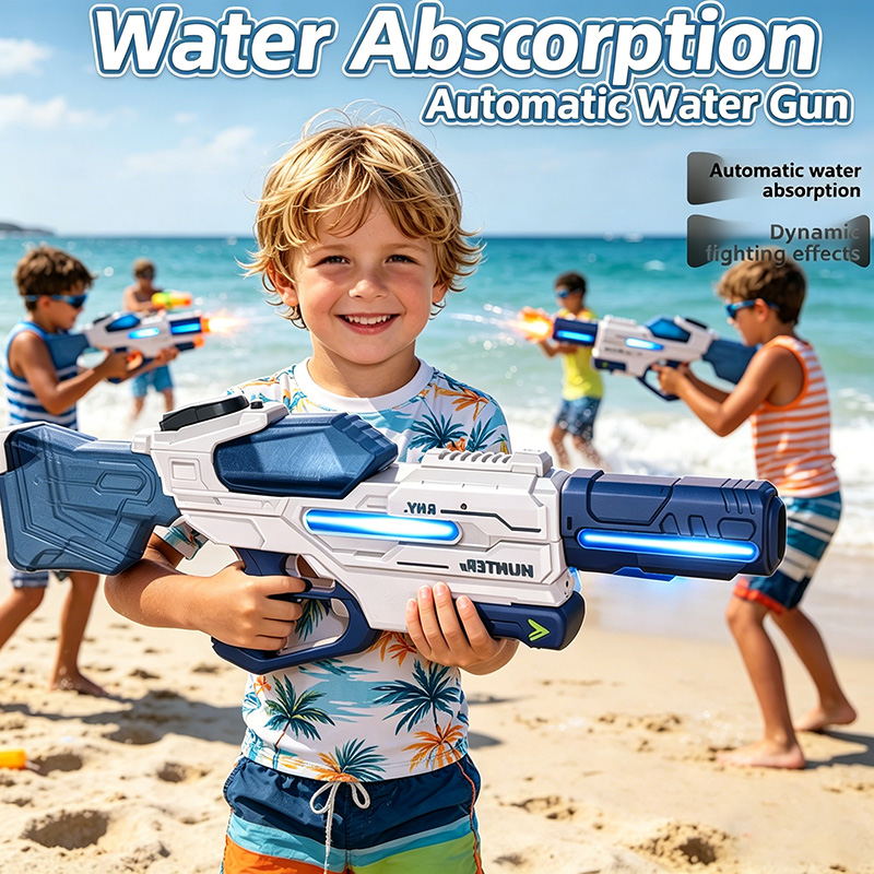Water Gun Soaker - Electric Water Gun with Light Full