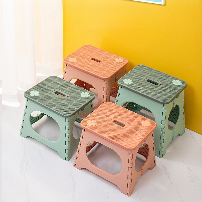 Kids Outdoor Seating - Portable Small Bench for Changing Shoes,