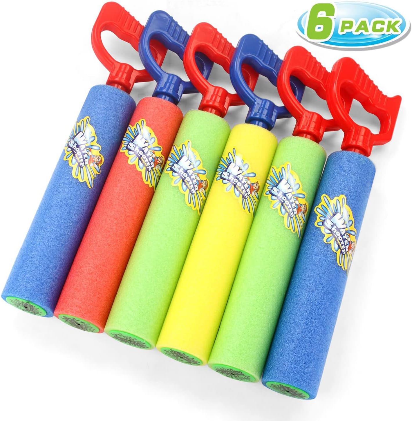 Water Gun Soaker - 6 Pack Water Guns Shooter Super