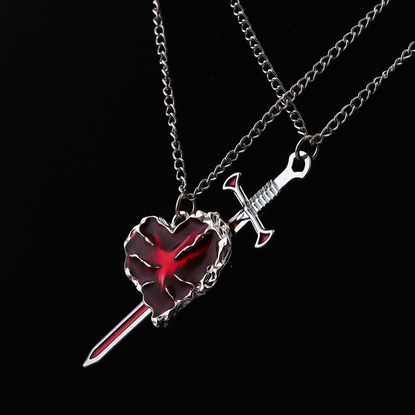 New Sword Heart Couple Necklac - Bubble Sword Wand recension och pris