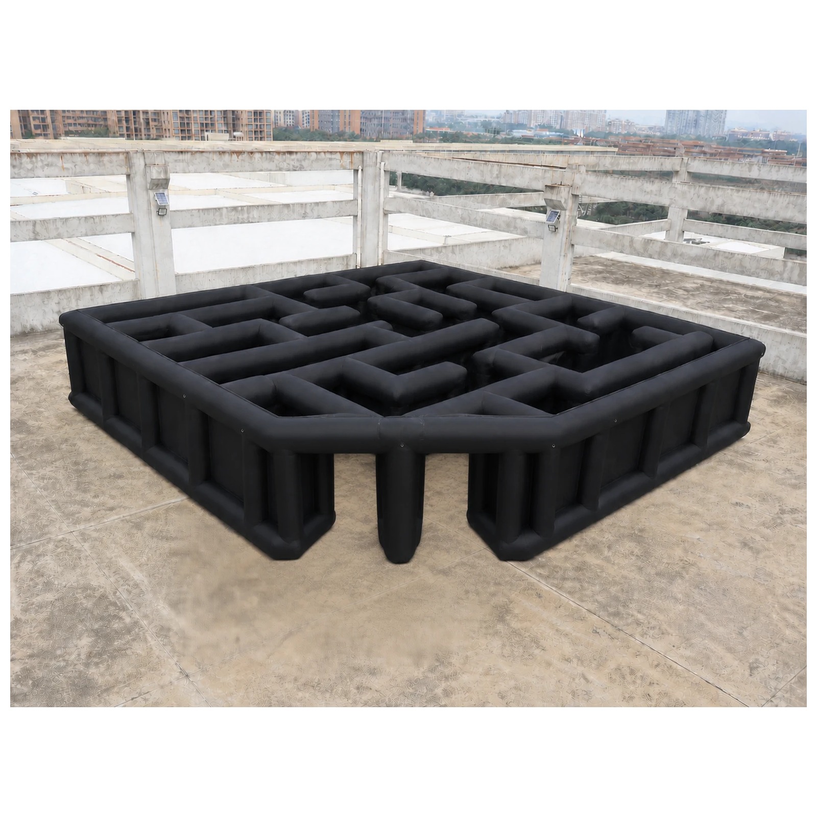 Large Black Open Square Inflat - Kids Outdoor Venues recension och pris