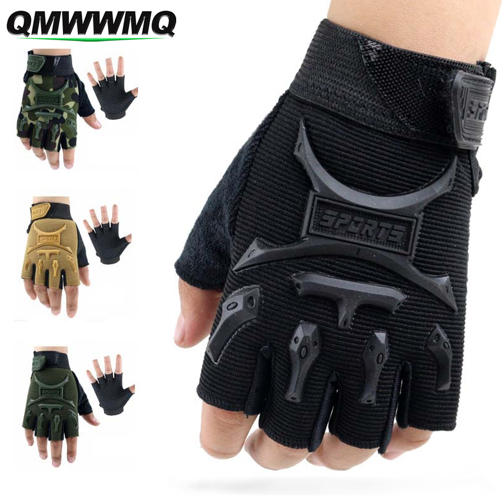 1Pair Kids Sport Gloves,Half F - Kids Outdoor Gloves recension och pris