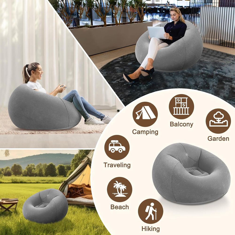 Inflatable Bean Bag Chairs, Gr - Kids Outdoor Seating recension och pris