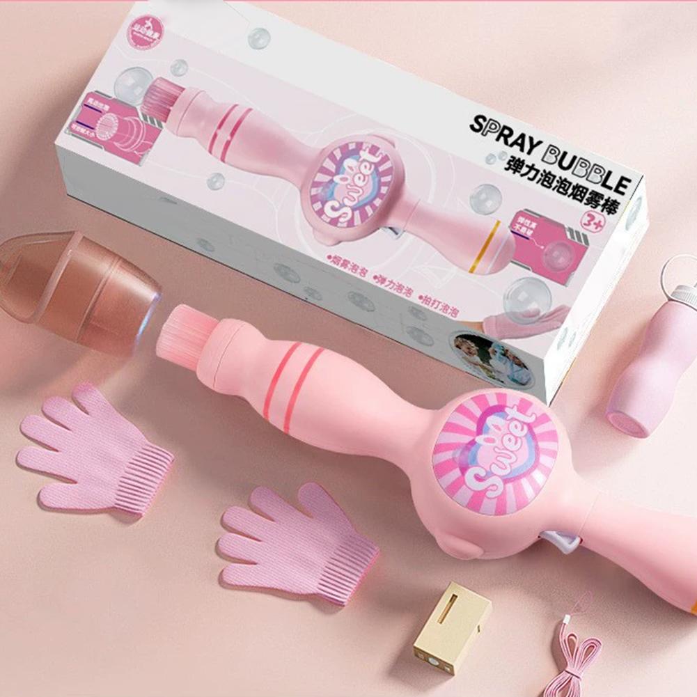 Smoke Bubble Machine Elastic B - Bubble Sword Wand recension och pris