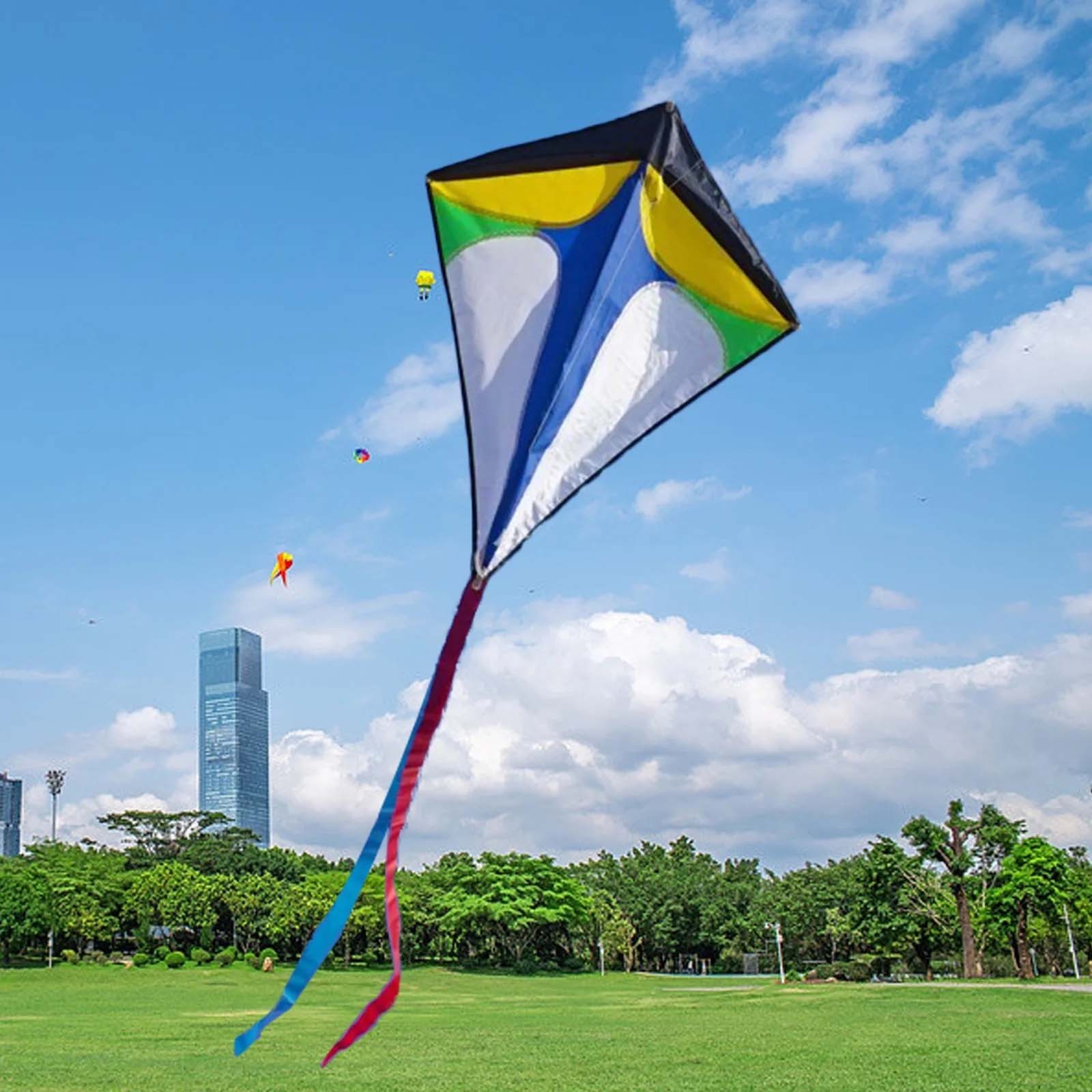 Diamond Shaped Kite with Long  - Kite Easy Fly Kids recension och pris