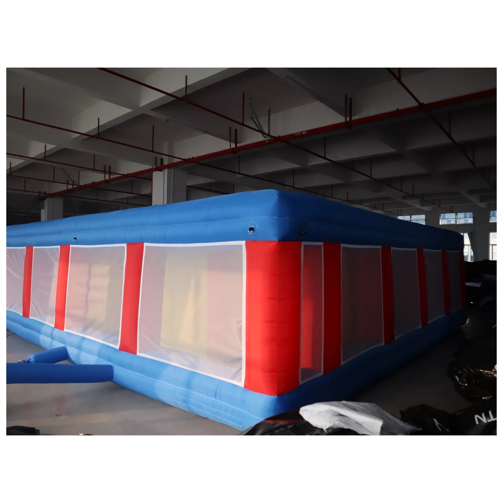Large Red Blue Mesh Double Arc - Kids Outdoor Venues recension och pris