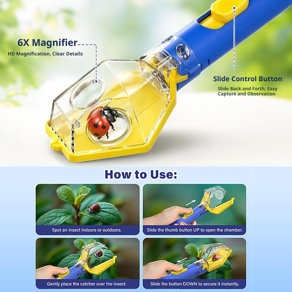 Handheld Insect Catcher Viewer - Kids Outdoor Explorer Set recension och pris