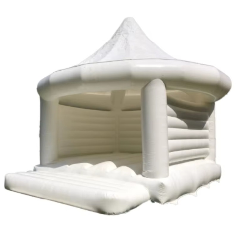 Inflatable White Wedding Bounc - Outdoor Toys For Kids recension och pris
