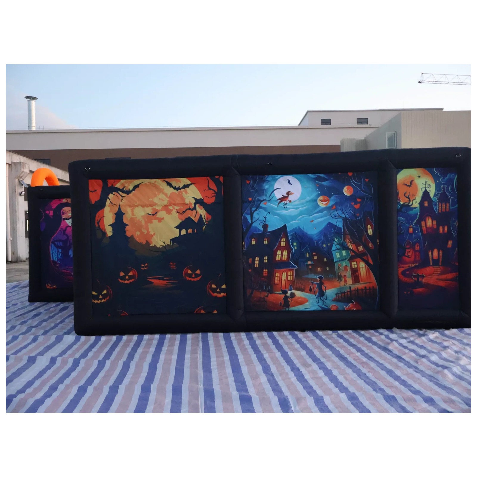 Large Dual Orange Arch Hallowe - Kids Outdoor Venues recension och pris