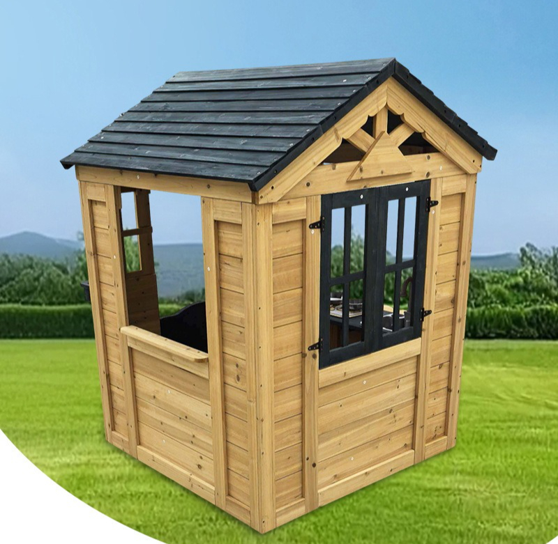 Outdoor Garden Wooden Kids Rol - Kids Outdoor Cubby House recension och pris