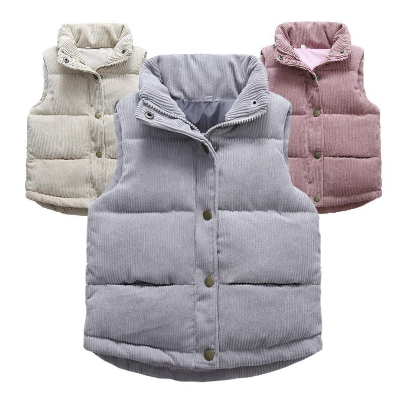 Kids Boys Girls Corduroy Vests - Kids Outdoor Clothing recension och pris