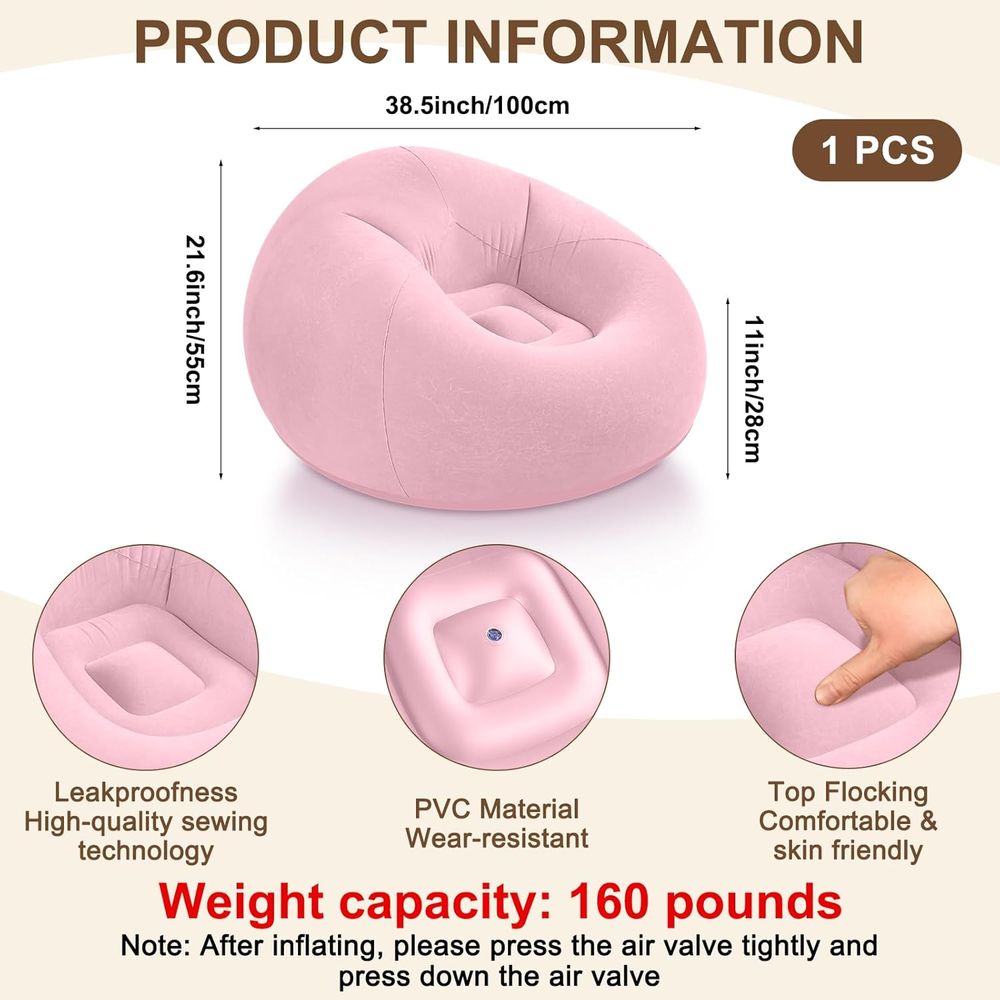 Inflatable Bean Bag Chairs, Pi - Kids Outdoor Seating recension och pris