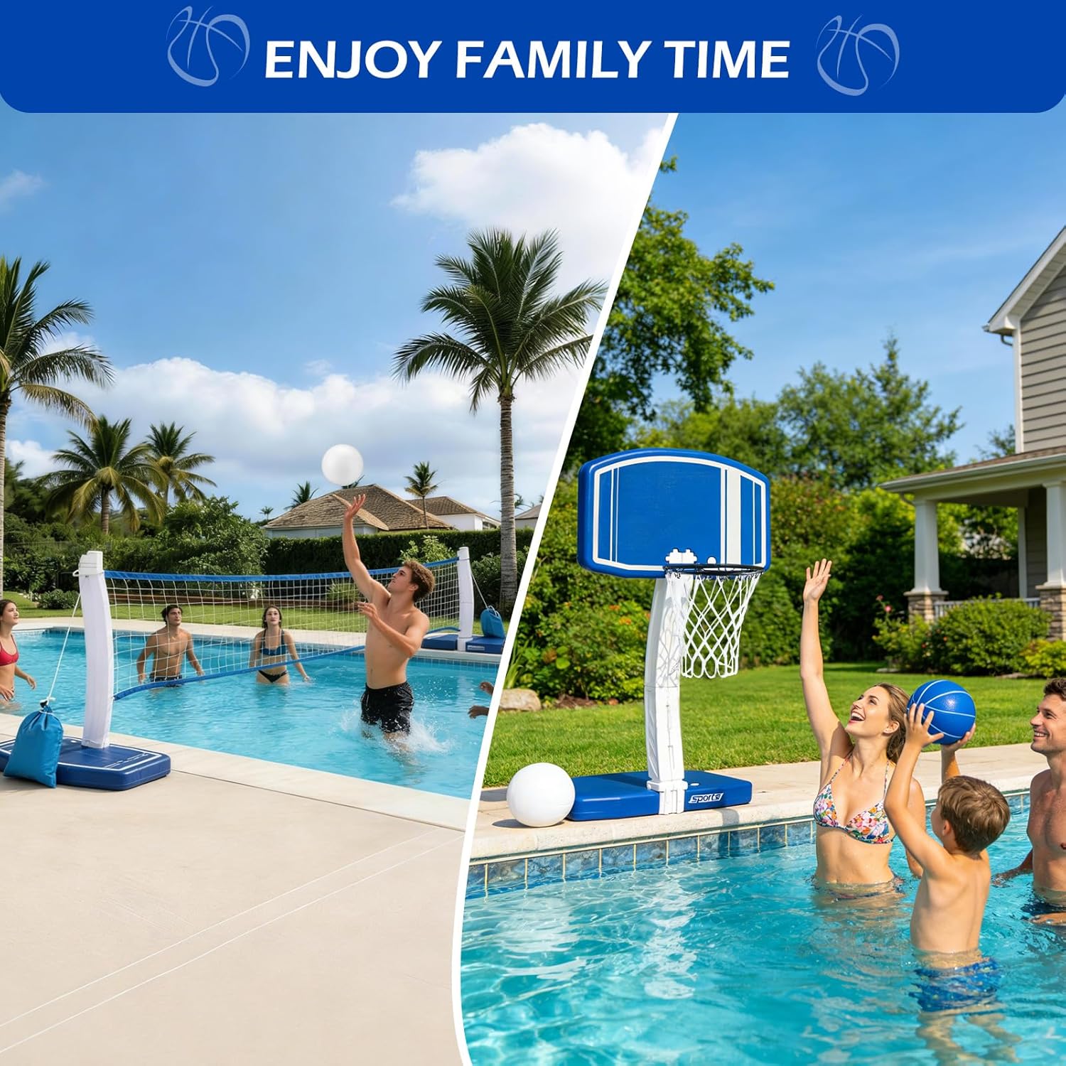 Above Ground Pool Basketball H - Outdoor Toys For Kids recension och pris