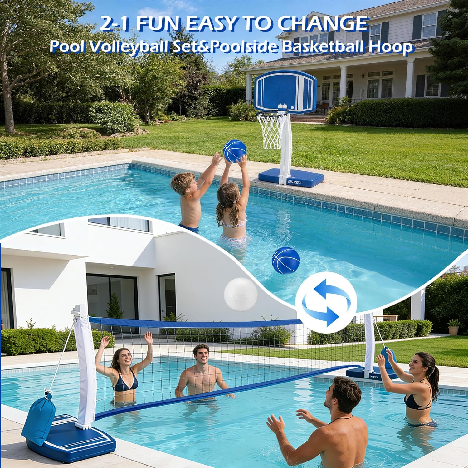 Above Ground Pool Basketball H - Outdoor Toys For Kids recension och pris