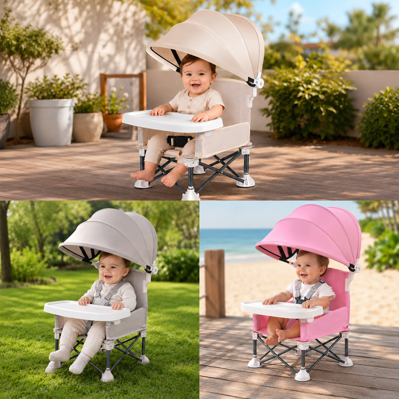 Folding Baby Eating Chair with - Kids Outdoor Seating recension och pris