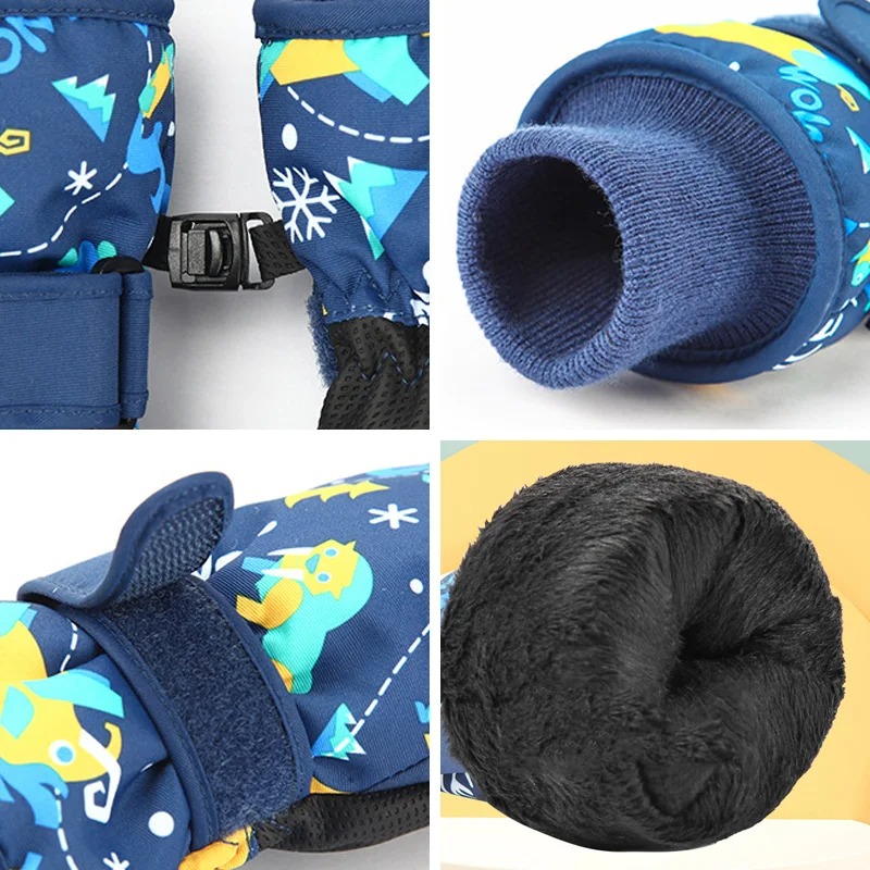 Winter Children Ski Gloves Thi - Kids Outdoor Gloves recension och pris