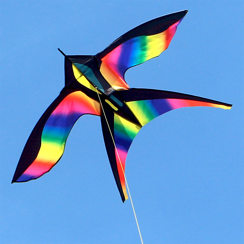 1.7m Easy to Fly Colorful Rain - Kite Easy Fly Kids recension och pris