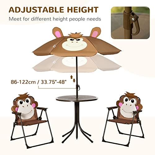 Kids Table and Chair Set Picni - Kids Outdoor Table And Chairs With Umbrella recension och pris