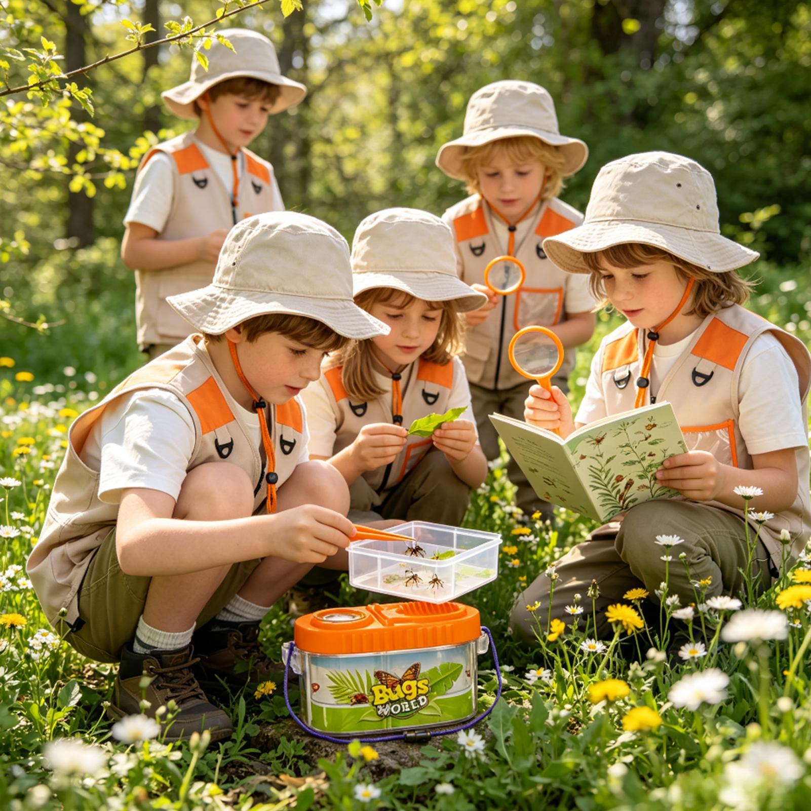 Kids Adventure Kit With Magnif - Kids Outdoor Explorer Set recension och pris