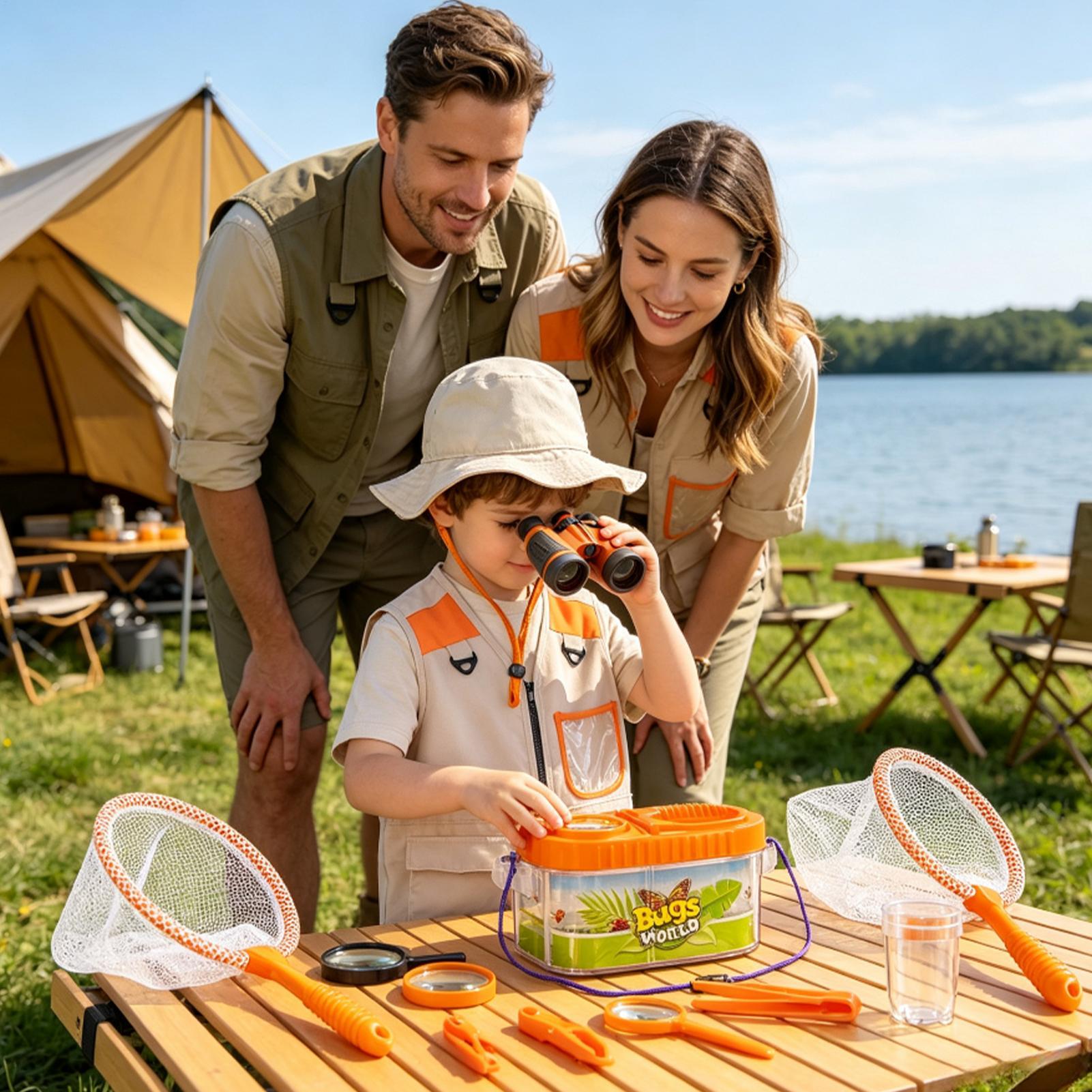 Kids Adventure Kit With Magnif - Kids Outdoor Explorer Set recension och pris