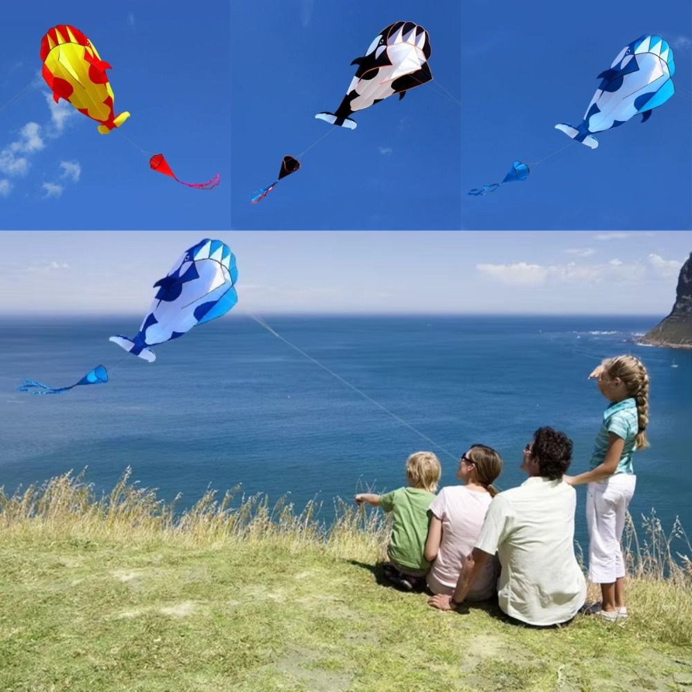 2.2m Large Whale/Dolphin Kite  - Kite Easy Fly Kids recension och pris