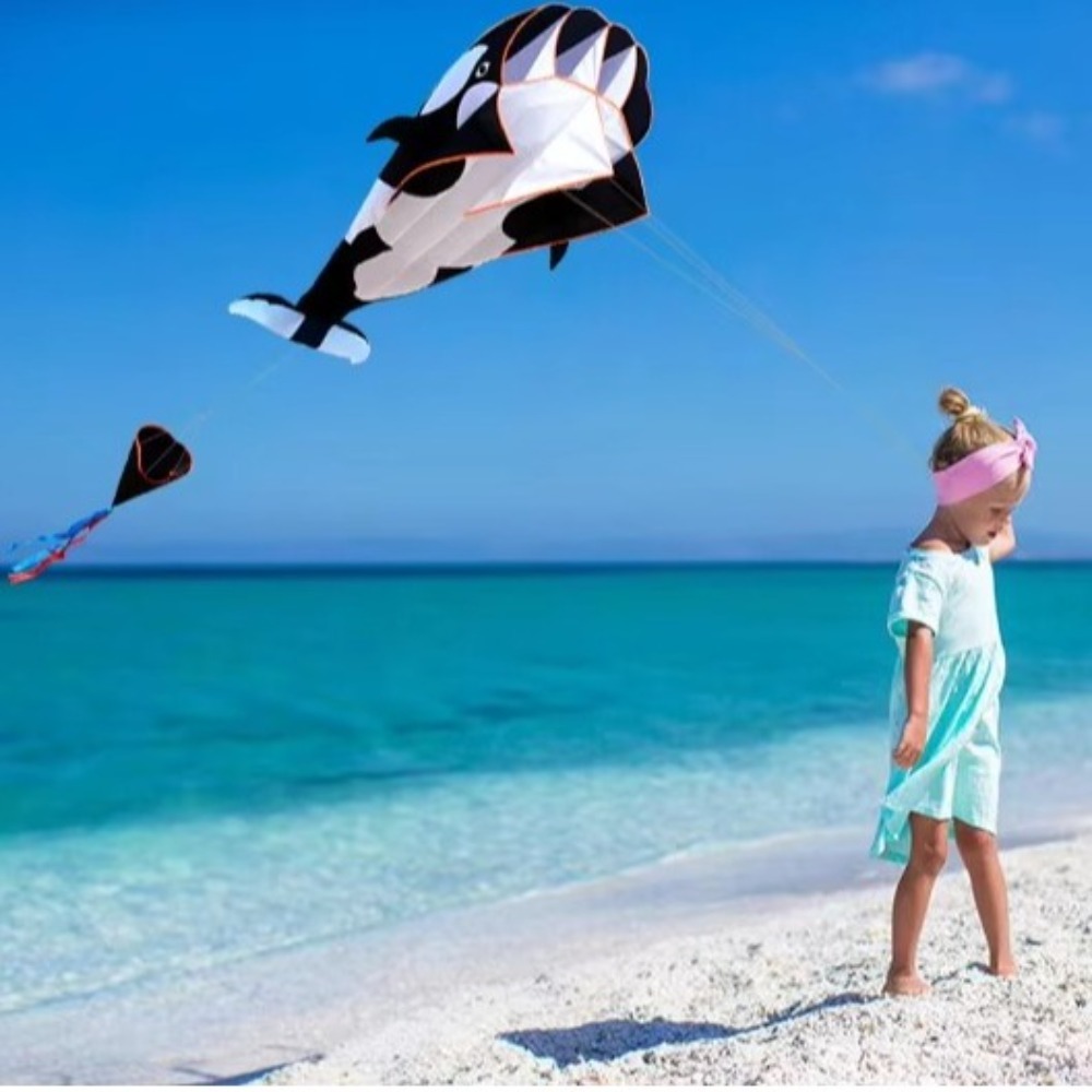 2.2m Large Whale/Dolphin Kite  - Kite Easy Fly Kids recension och pris