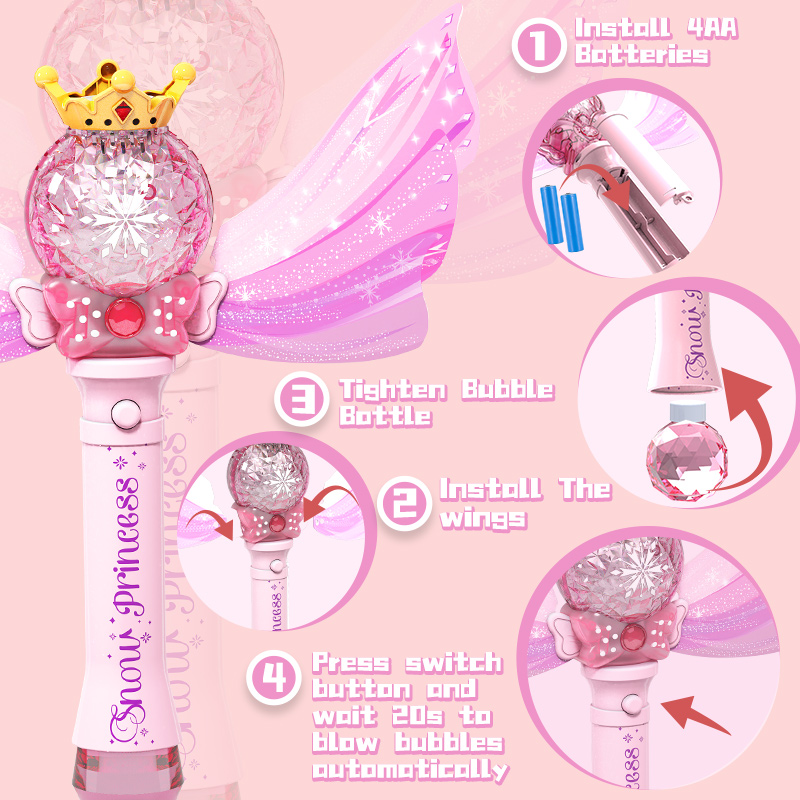 Princess Angel Wing Bubble Wan - Bubble Sword Wand recension och pris
