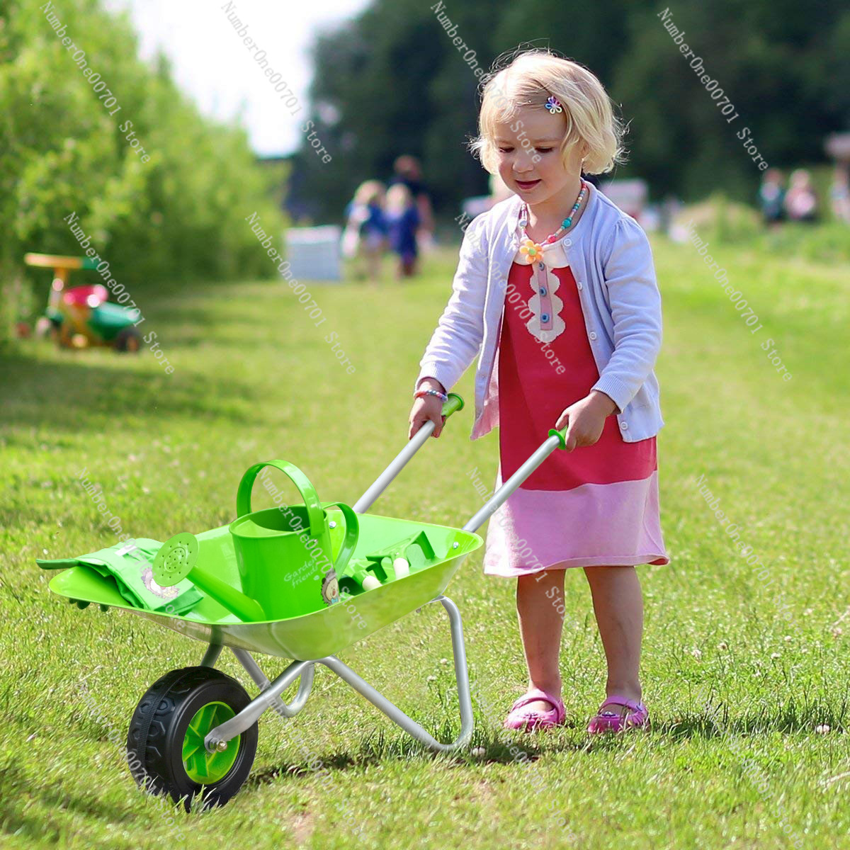 Kids Outdoor Wheelbarrow, Gree - Outdoor Toys For Kids recension och pris