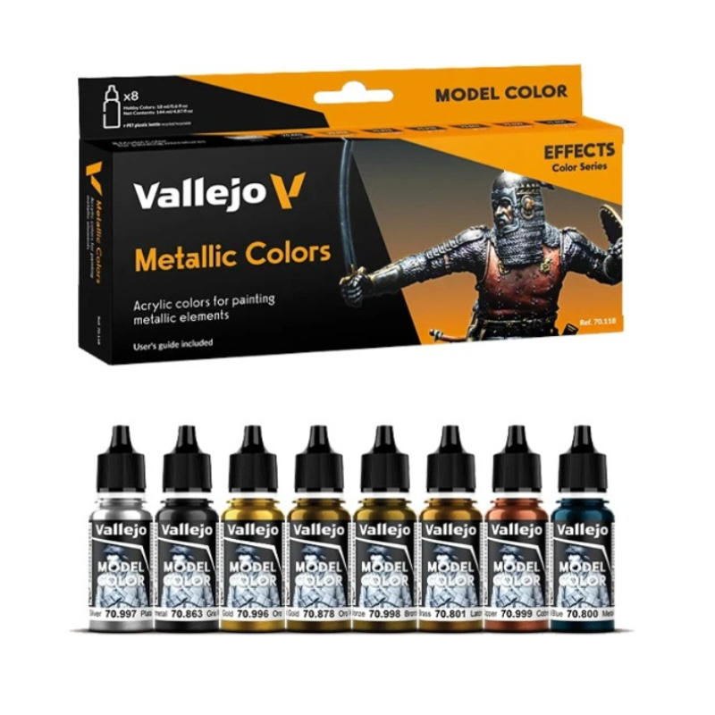 Vallejo 70118 Metallic Color E - Tamiya Model Paint Set recension och pris