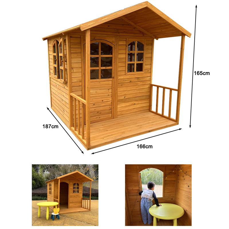Hot Selling Eco Friendly Durab - Kids Outdoor Cubby House recension och pris