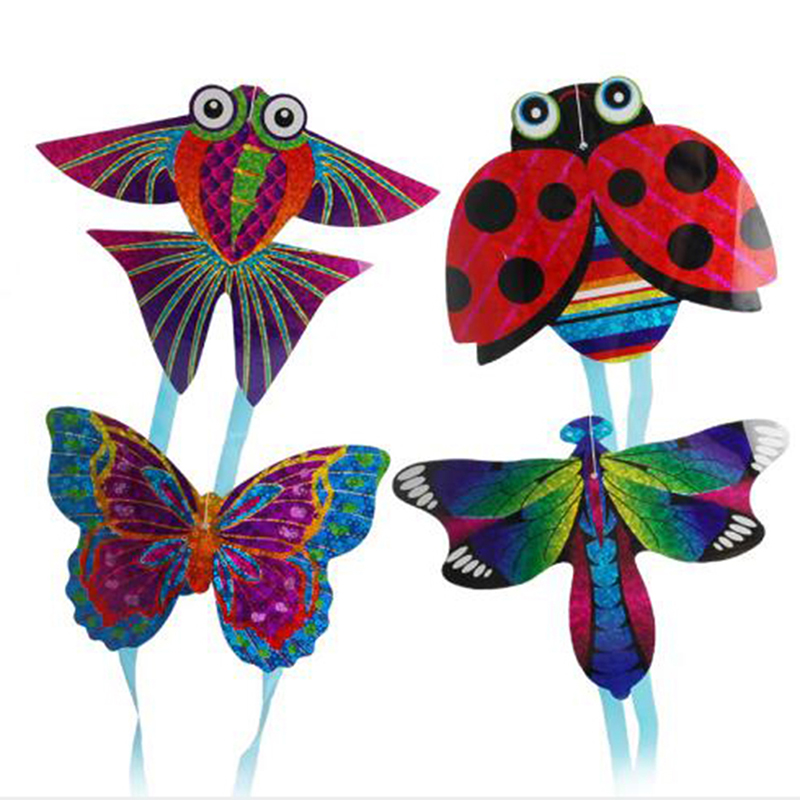 Hot Colorful Pocket Kite Outdo - Kite Easy Fly Kids recension och pris