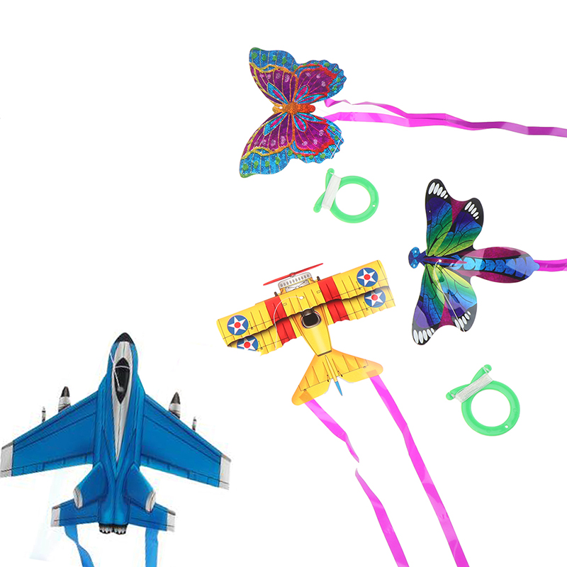 Hot Colorful Pocket Kite Outdo - Kite Easy Fly Kids recension och pris