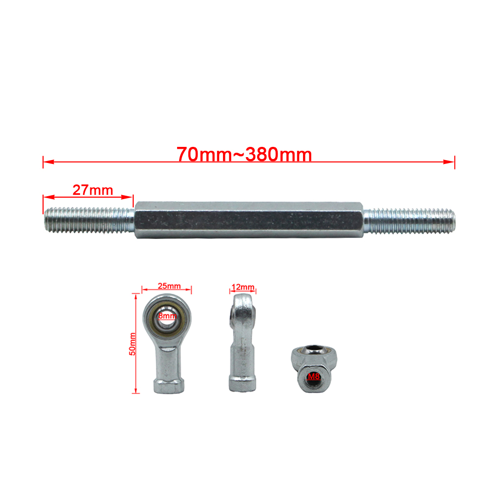 1Pair 70mm-290mm Steering Tie  - Kids Outdoor Quad recension och pris