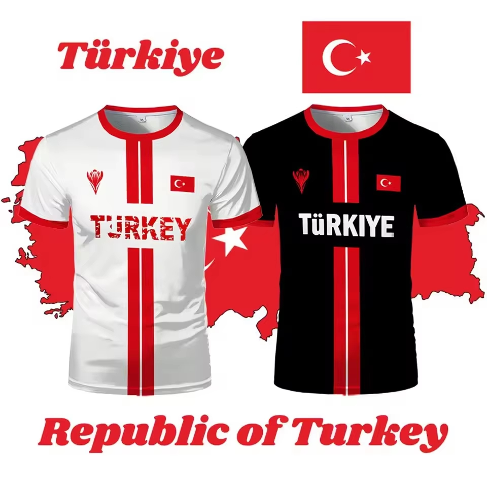 TURKIYE Flag 3D Print Sport Qu - Kids Outdoor Clothing recension och pris