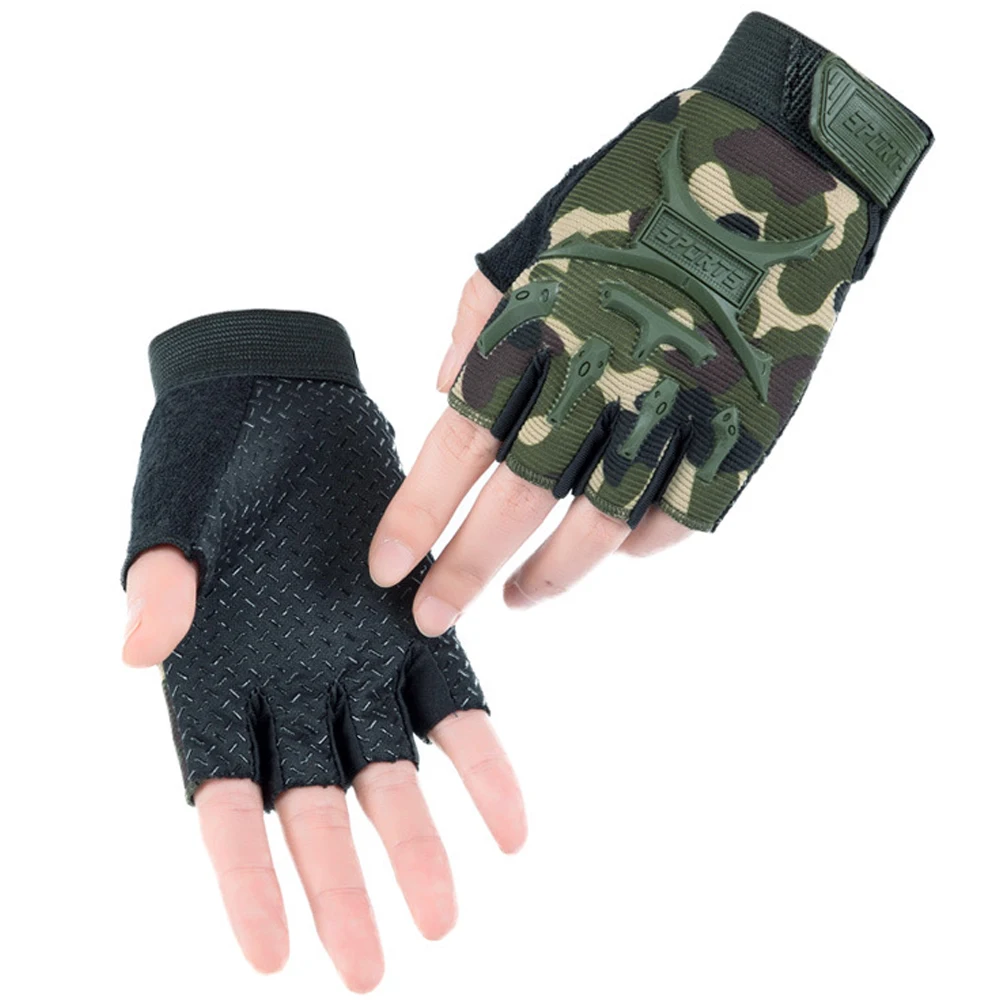 1Pair Kids Tactical Fingerless - Kids Outdoor Gloves recension och pris