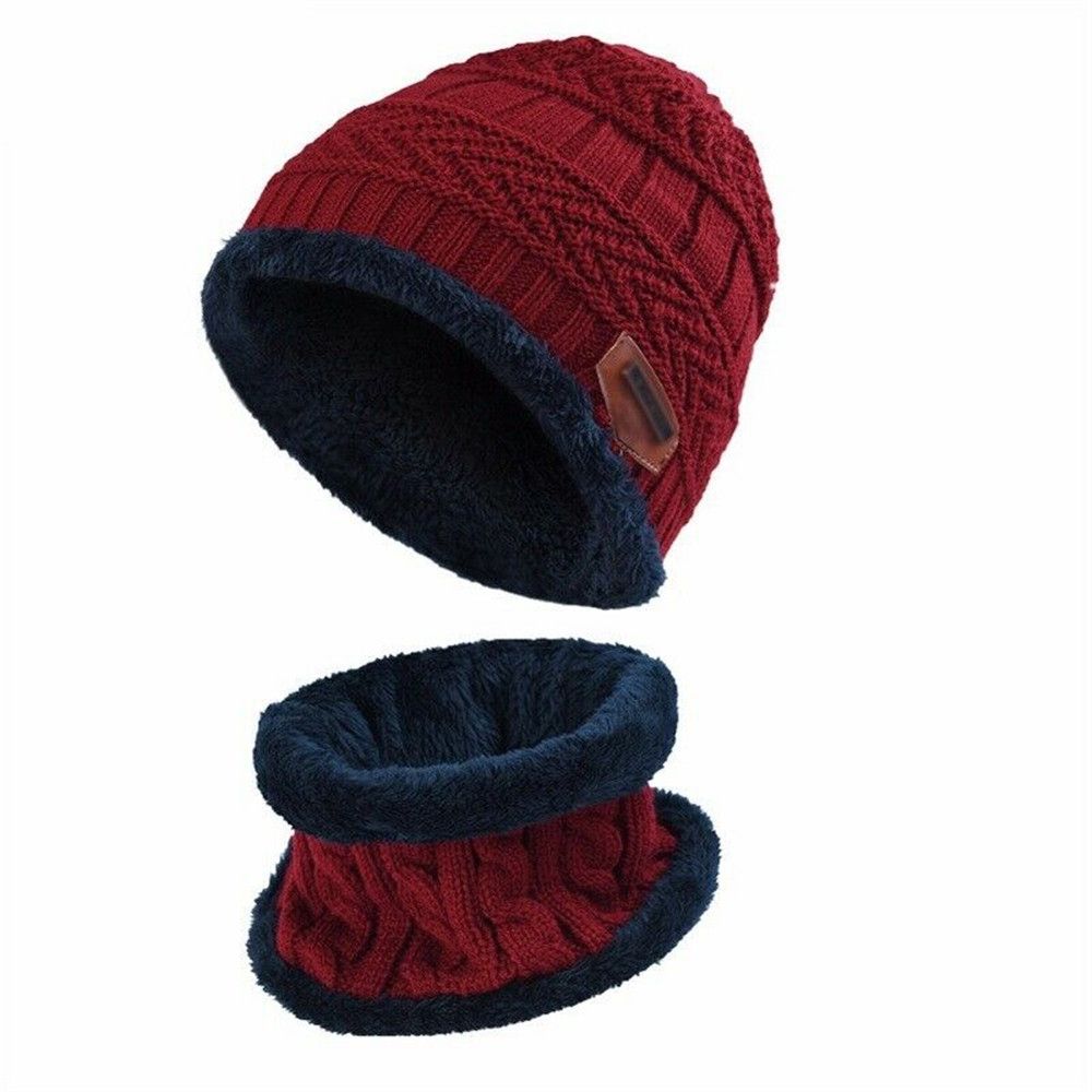 Kids Winter Neck Scarf Cap Set - Kids Outdoor Gloves recension och pris