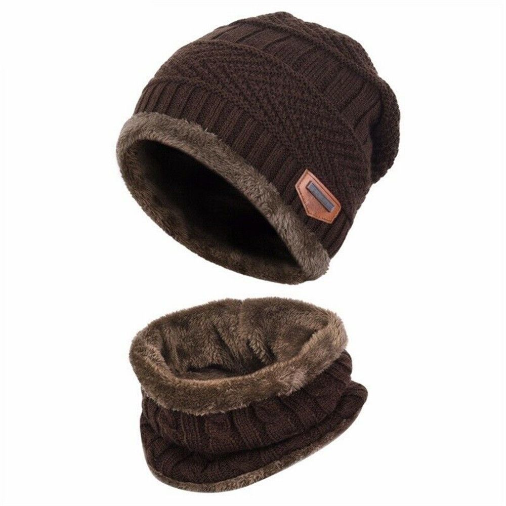 Kids Winter Neck Scarf Cap Set - Kids Outdoor Gloves recension och pris