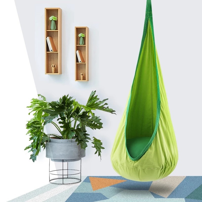 Kids Pod Swing Seat Cotton Can - Kids Outdoor Seating recension och pris