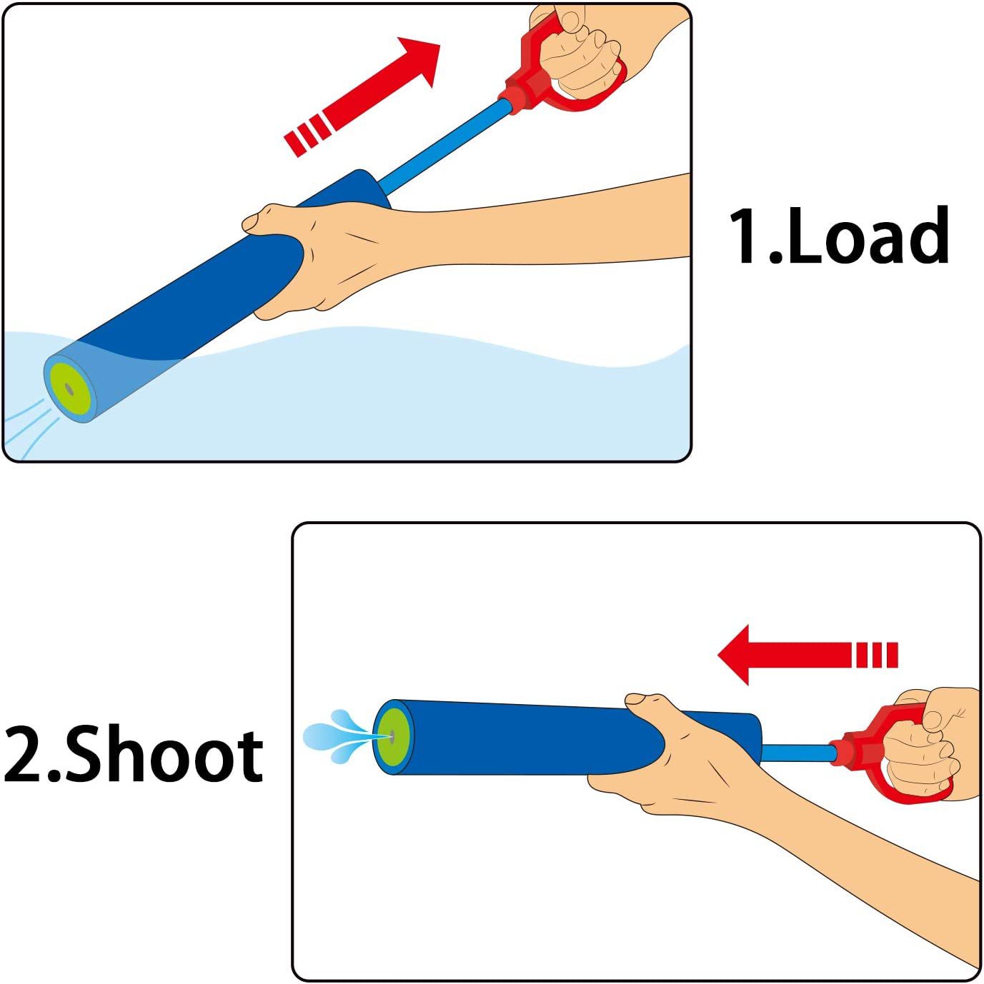6 Pack Water Guns Shooter Supe - Water Gun Soaker recension och pris