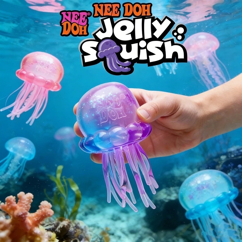 Squishy Needoh Jellyfish Beach - Outdoor Toys For Kids recension och pris
